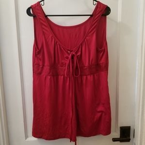 Red lingerie top-unbranded